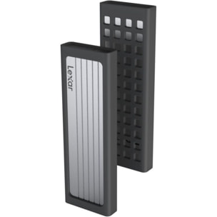 Disque dur SSD externe LEXAR 2To Finition alu + Rugged Bumper