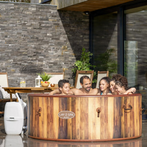 Bestway Spa gonflable rond Lay-Z-Spa Helsinki AirJet avec WiFi 5-7 personnes