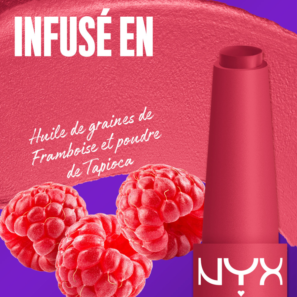 NYX Professional Makeup Fat Matte Rouge à Lèvres Mat Crémeux Flamingo Feather