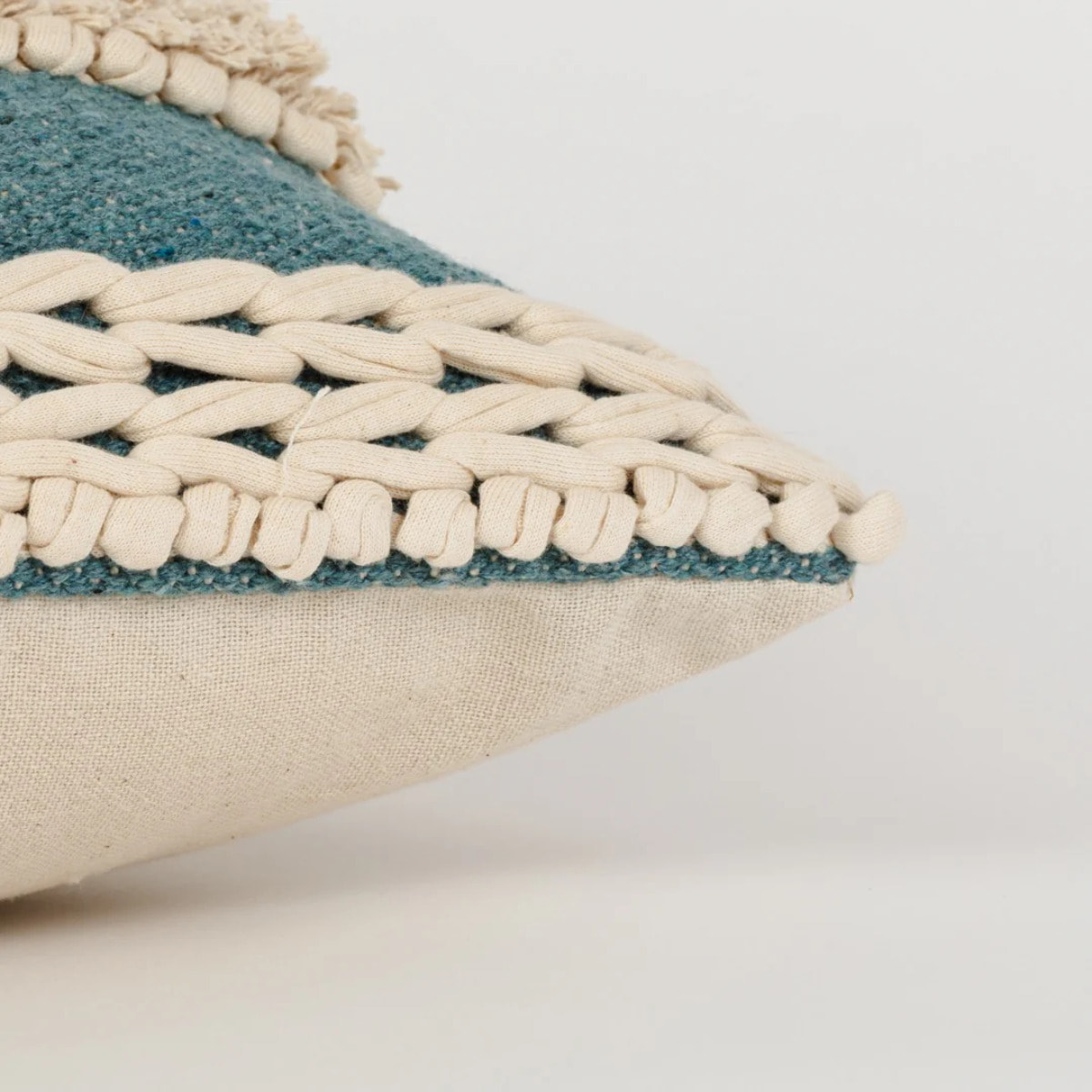 Cuscino rettangolare cotone 30x50 Domus senape - federa+imbottitura