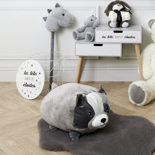 PELUCHE COUSSIN CHIEN 3OCM