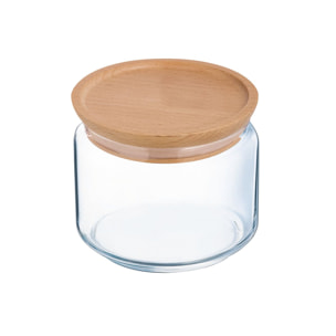 barattolo da conservazione in vetro Pure Jar Wood - Luminarc