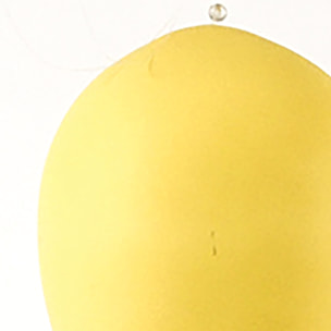 Palloncino In Vetro Con Filo. Altezza 34 Cm - Pezzi 1 - 20X34X20cm - Colore: Giallo - Bianchi Dino - Oggettistica, Componenti D'Arredo