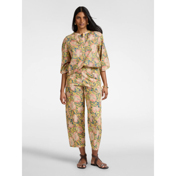 Elena Mirò - Pantalones estampados - Amarillo