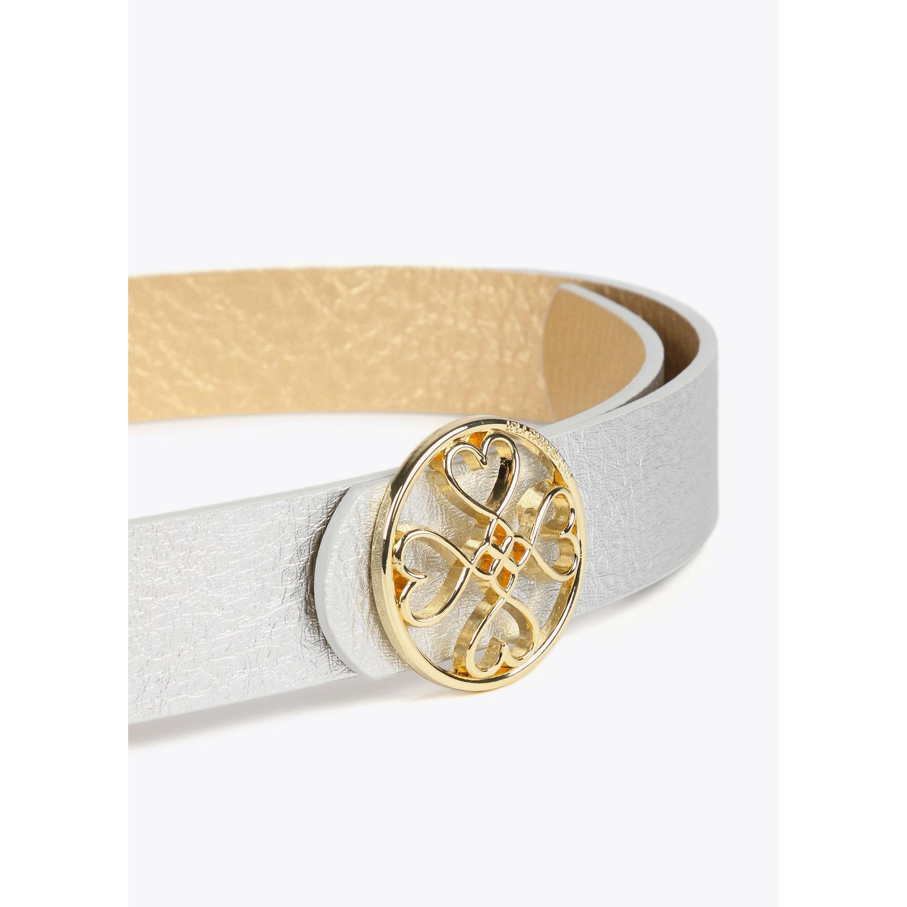 Cintura double face trifoglio cuori