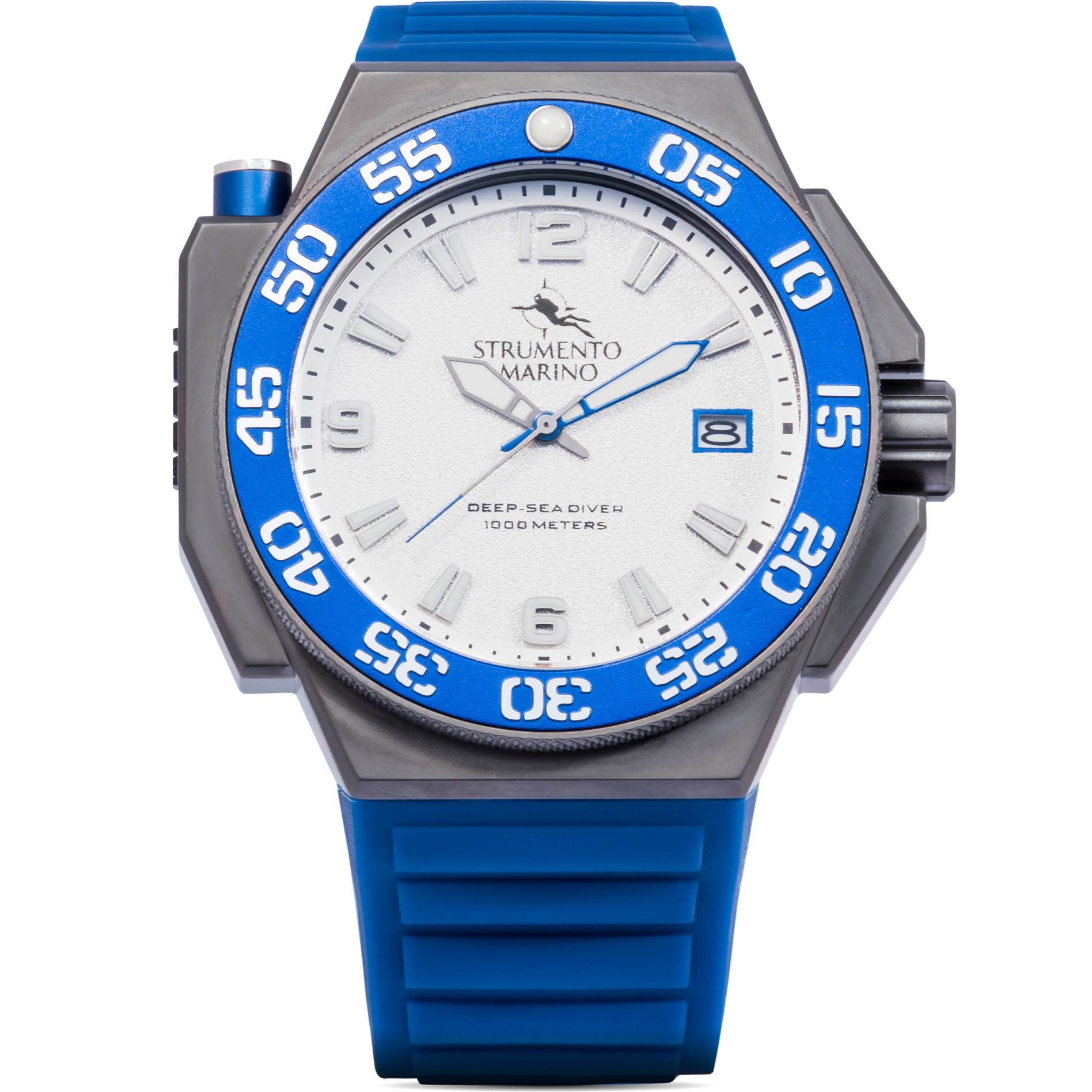 Reloj Strumento Marino SM129S-TT-BN-BL Hombre Analogico Cuarzo con Correa de Silicona