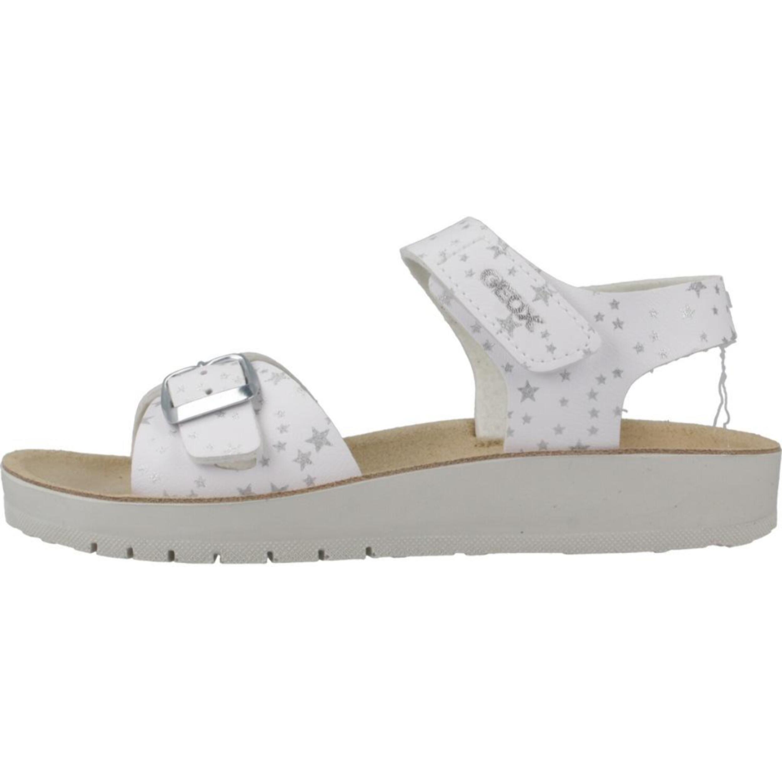 Sandalias Niña de la marca GEOX  modelo J SANDAL COSTAREI GI BLANCO
