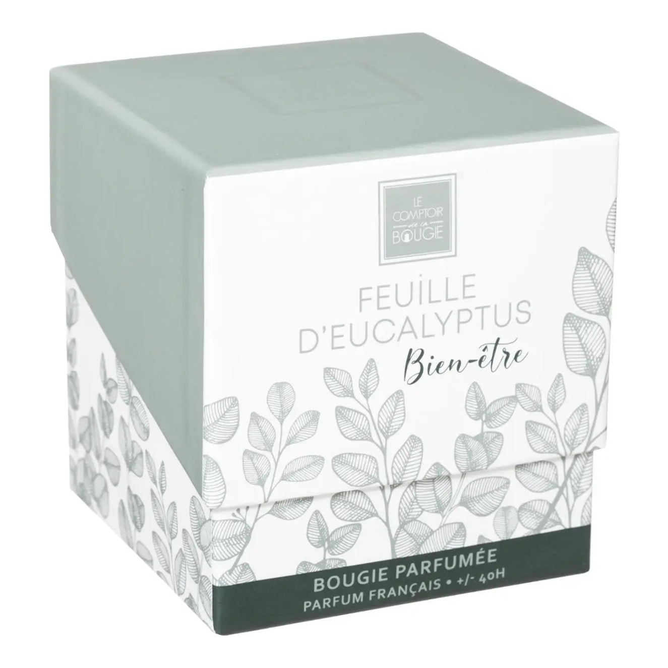 Bougie parfumée "Mael" - eucalyptus 190g