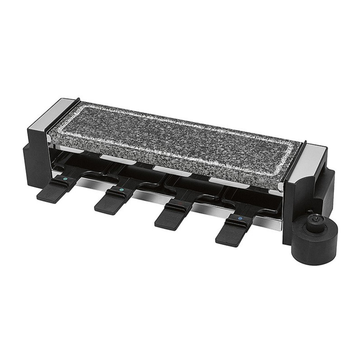 Raclette gril avec pierre chaude 8 personnes Clatronic RG 3678 Noir
