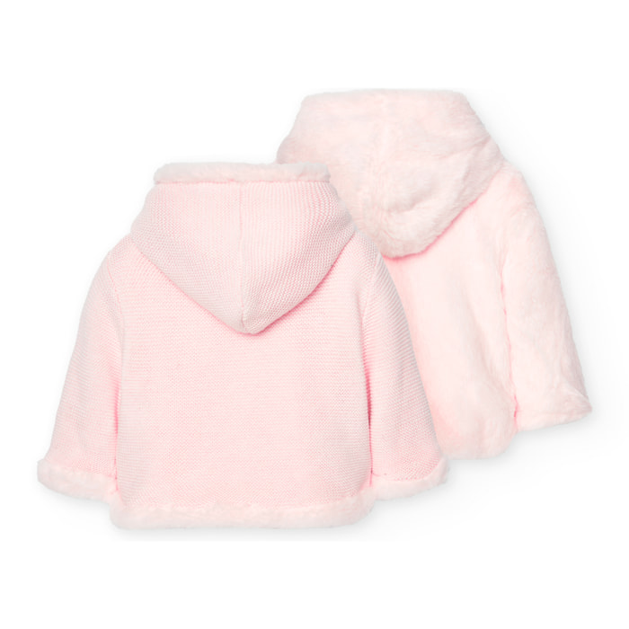 Chaqueta reversible de bebé niña -BCI