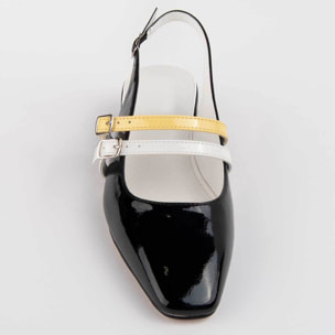 Zapato De Tacón - Negro - Altura: 4 Cm