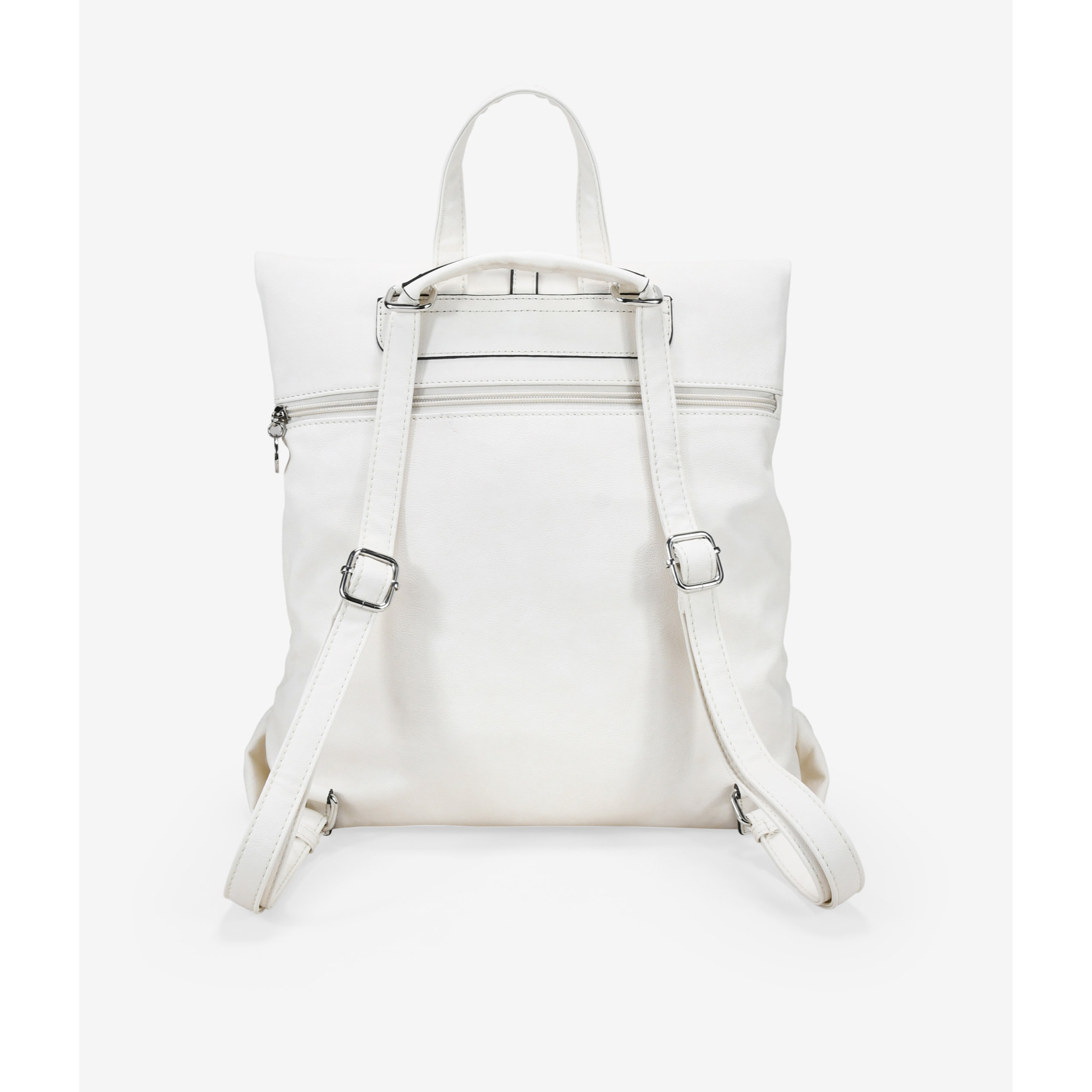 Mochila antirrobo beige con bolsillos