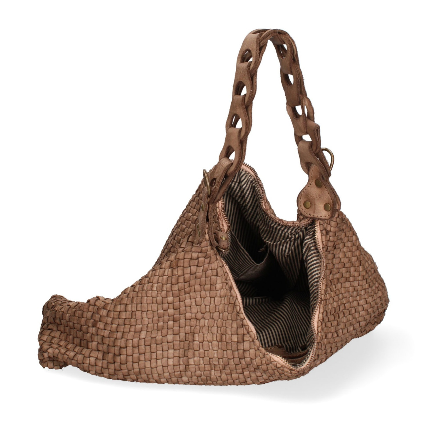 Borsa a spalla da donna - Modello Asteria - Vera pelle - 46.0 x 33.0 x 15.0 cm