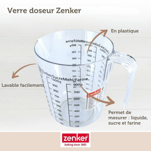 Zenker Set pâtisserie moule à manqué cire de carnauba accessoires
