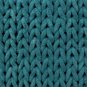 Tapis de bain 50x75cm "Colorama" bleu pétrole