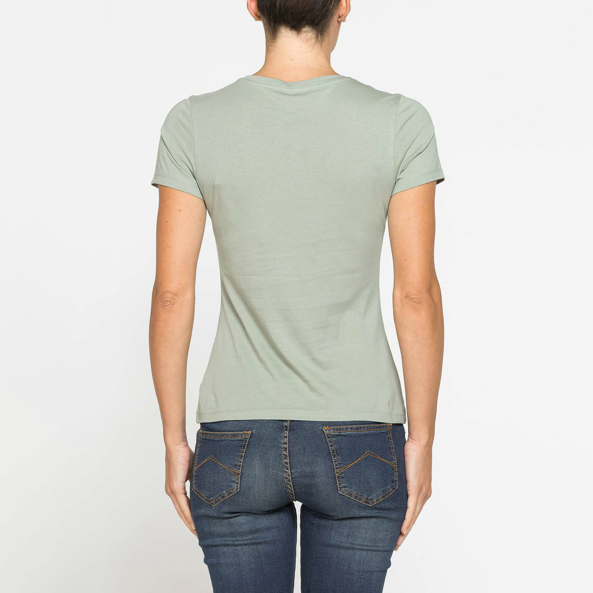 T-SHIRT BASICA IN JERSEY DI PURO COTONE