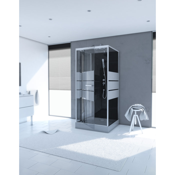 Cabine de douche 90 carrée 90x90x225cm - SCRATCHY 90