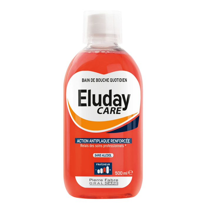 Eluday Care - Bain de Bouche Quotidien Antiplaque 500ml