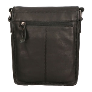 Borsa a Tracolla da Uomo in Vera Pelle fashion 23x17x5 cm