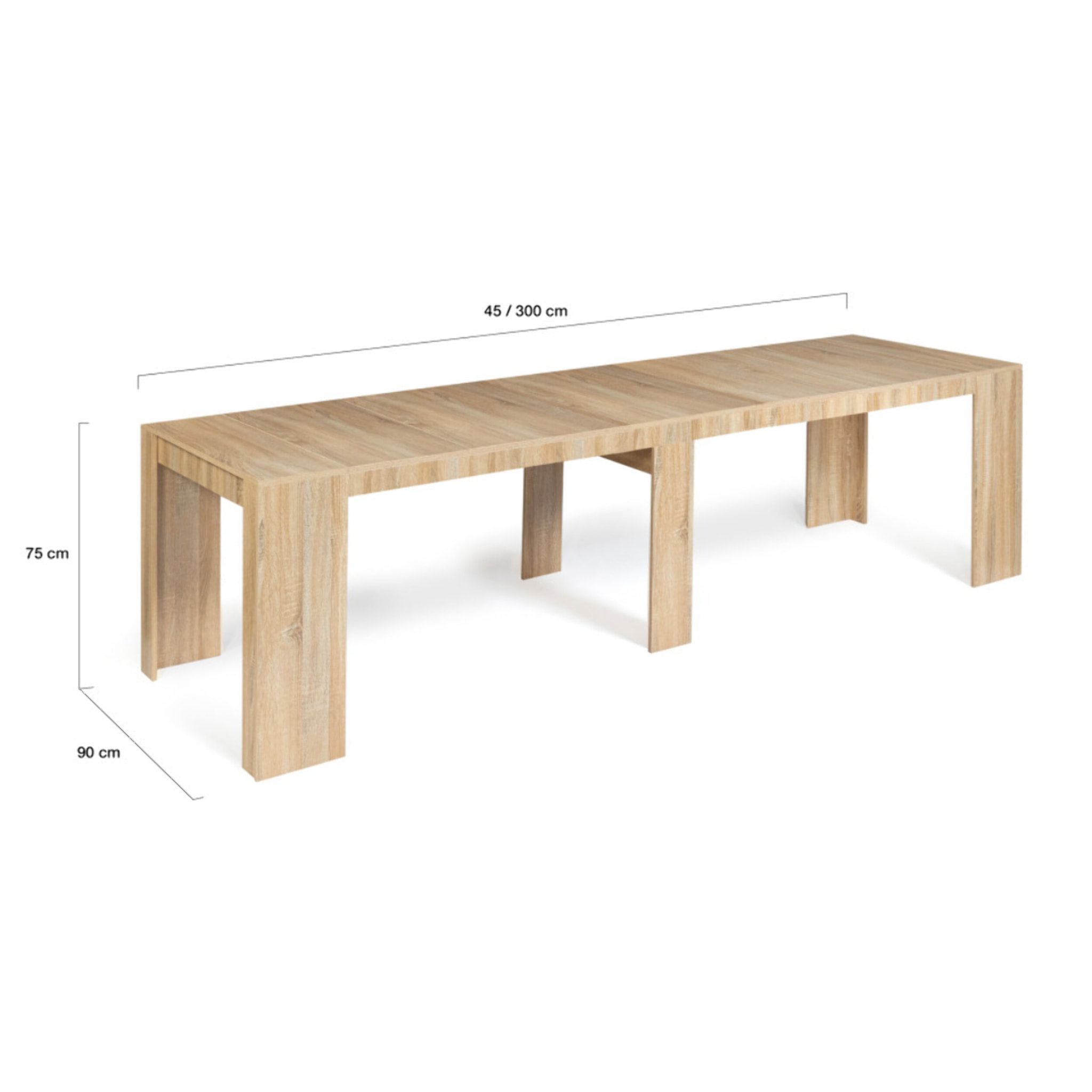 Consoles-tables à manger extensibles Nora - Bois