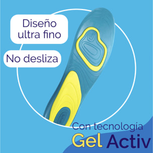 PACK 2 PLANTILLAS GEL ACTIV USO DIARIO MUJER