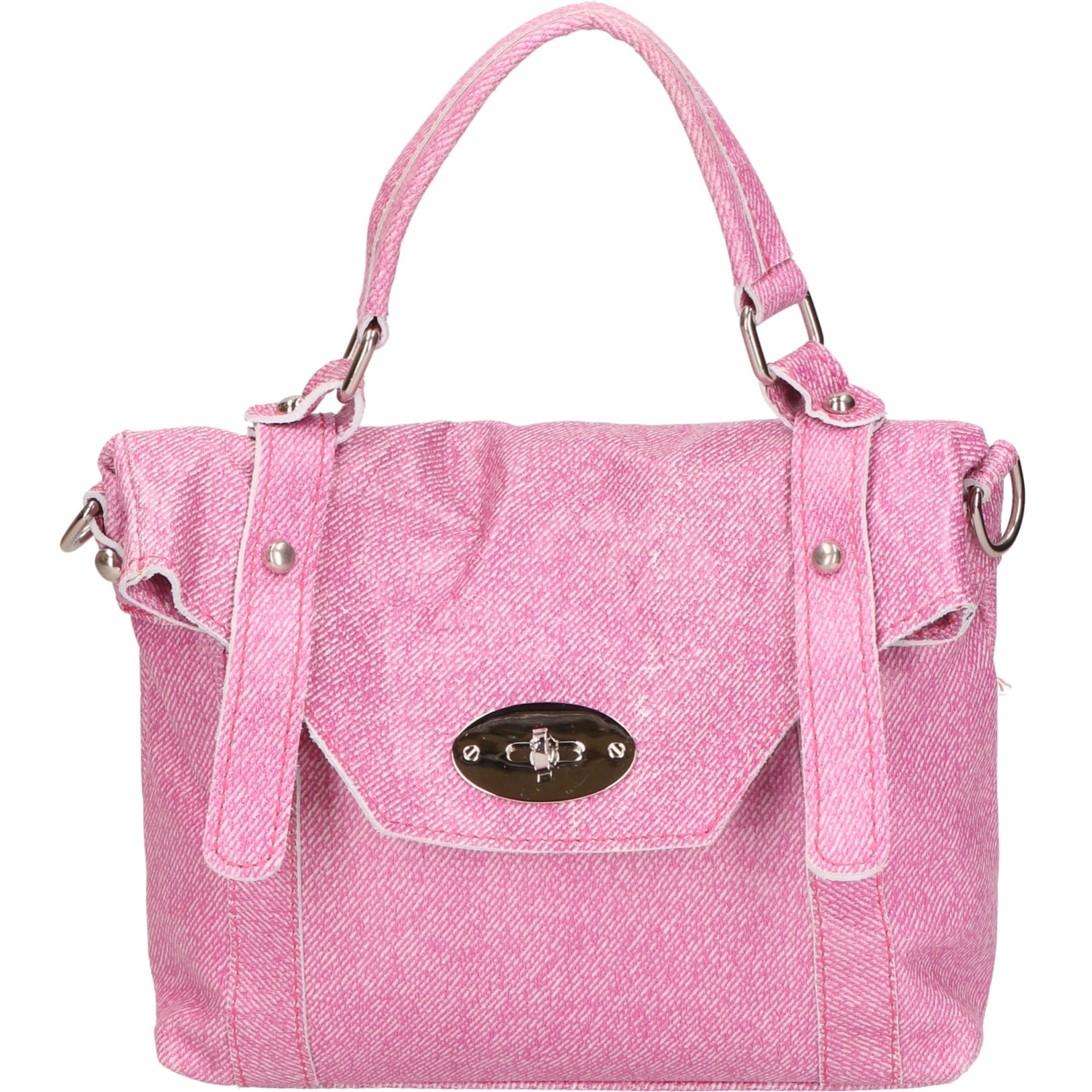 Borsa a mano da donna - Modello Floresta - Vera Pelle - 25.0 x 17.0 x 6.0 cm