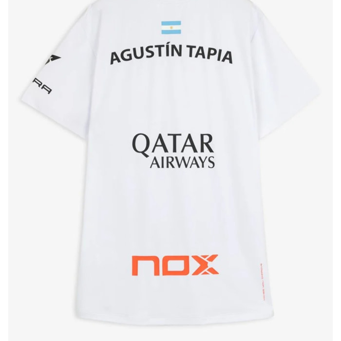 Camiseta Sponsors AT10 Blanco de Agustín Tapia