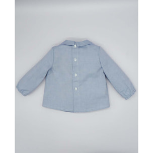 CAMISA OXFORD LORZAS AZUL