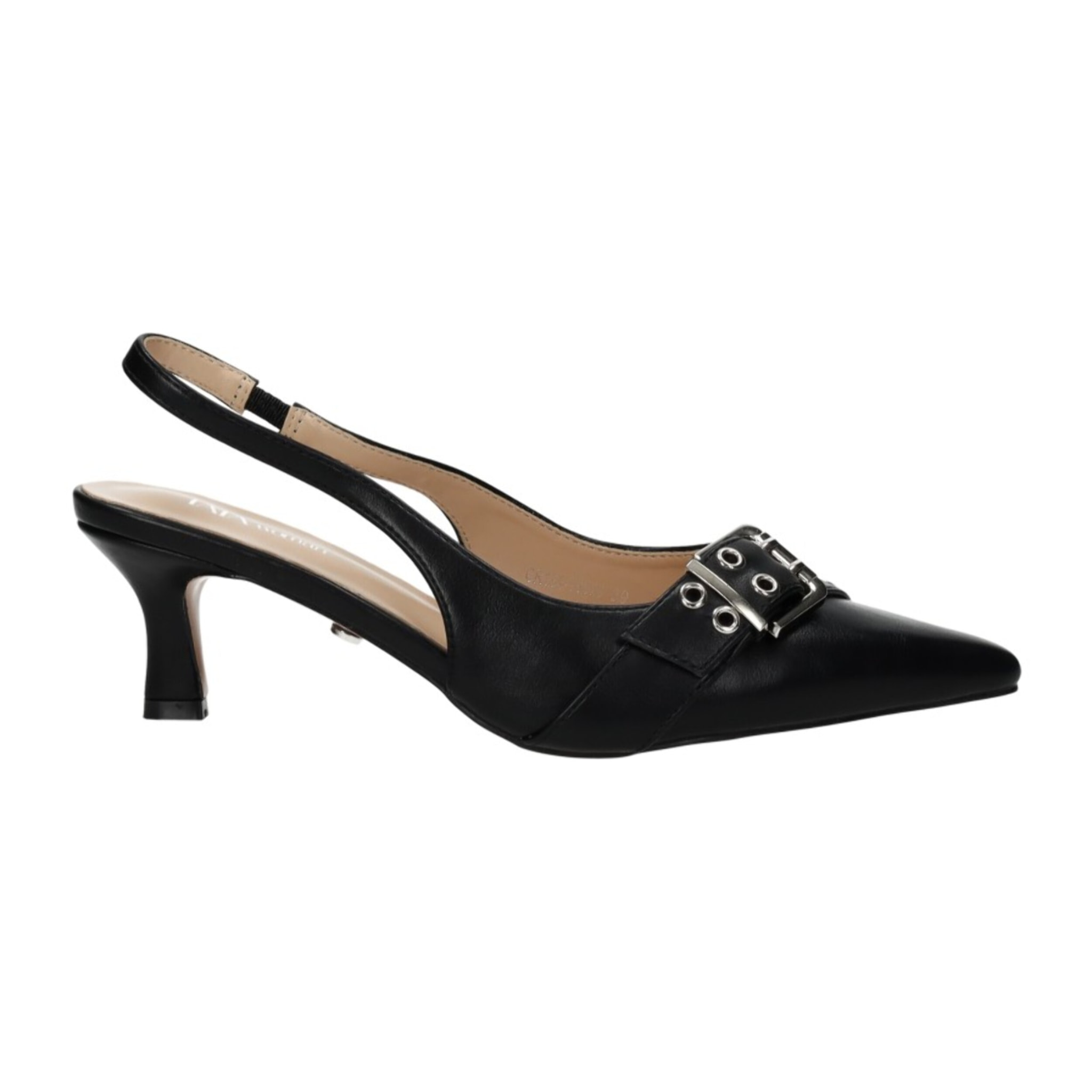 Décolleté sling back Donna Tata Italia Nero