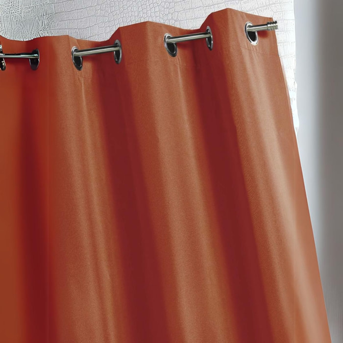 Rideau d'extérieur en tissu déperlant - Orange