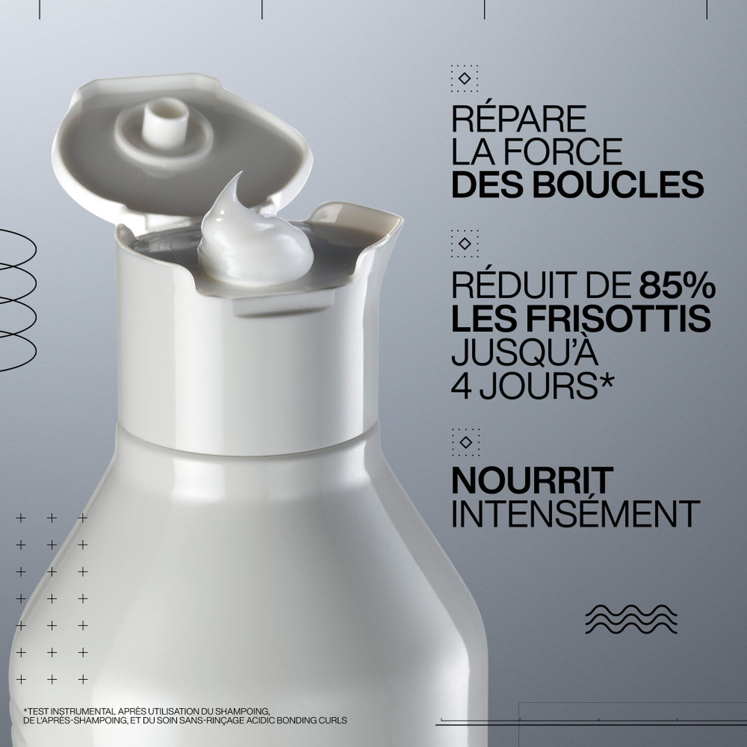 Acidic Bonding Curls - Après-shampoing réparateur pour cheveux bouclés, abimés