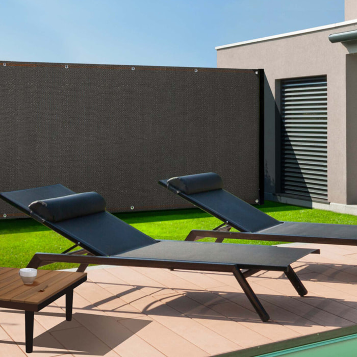 Brise vue occultant uni gris - Plusieurs modèles