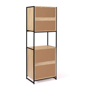 Meuble cuisine Memphis 2 niveaux 60x170cm