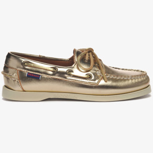 Sebago - Docksides Donna Oro - Docksides Portland Met Woman