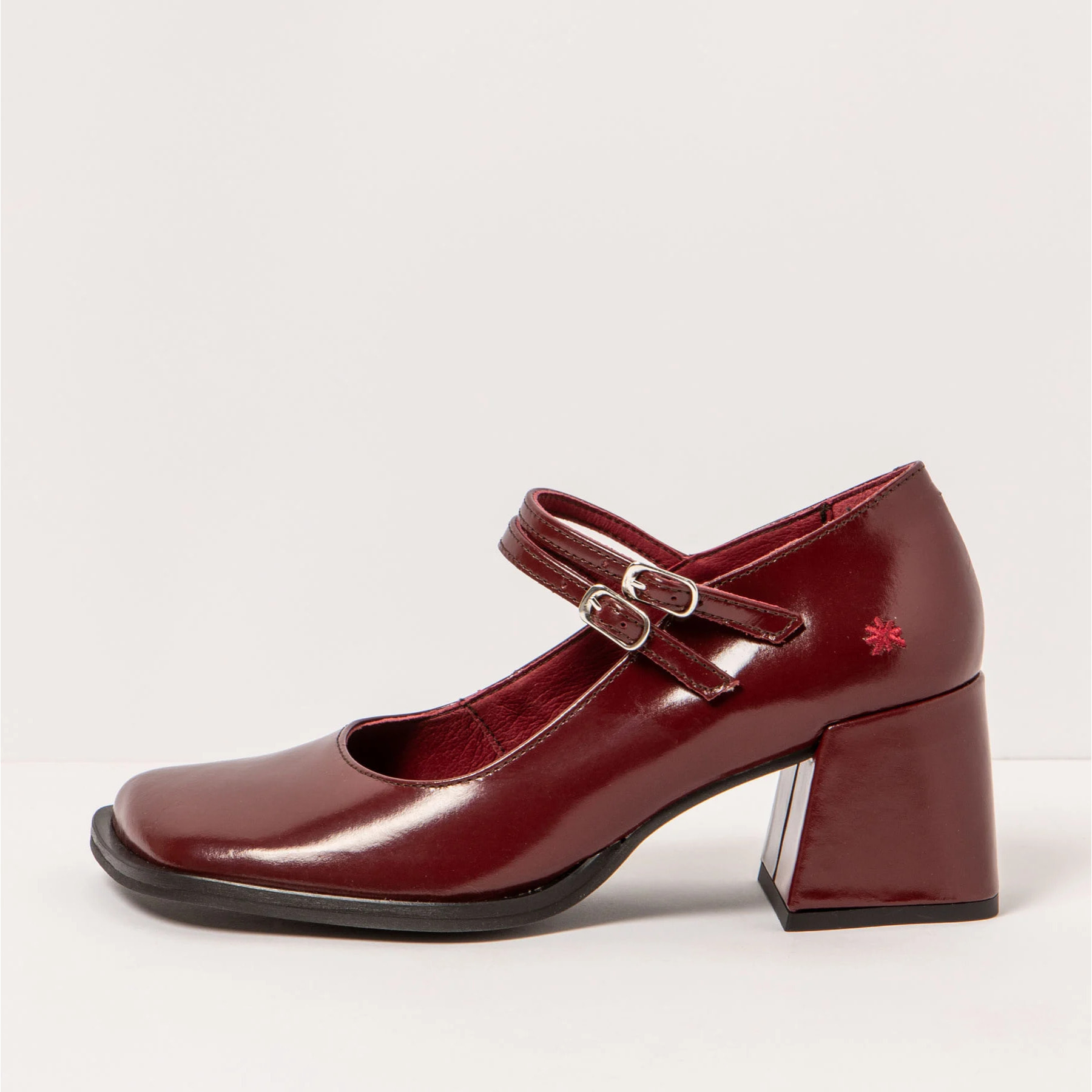 Zapatos 1704 NAPPA SHINNY BURDEOS / VERONA color Burdeos