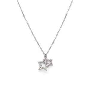 Collana Duo Stars Spark Argento