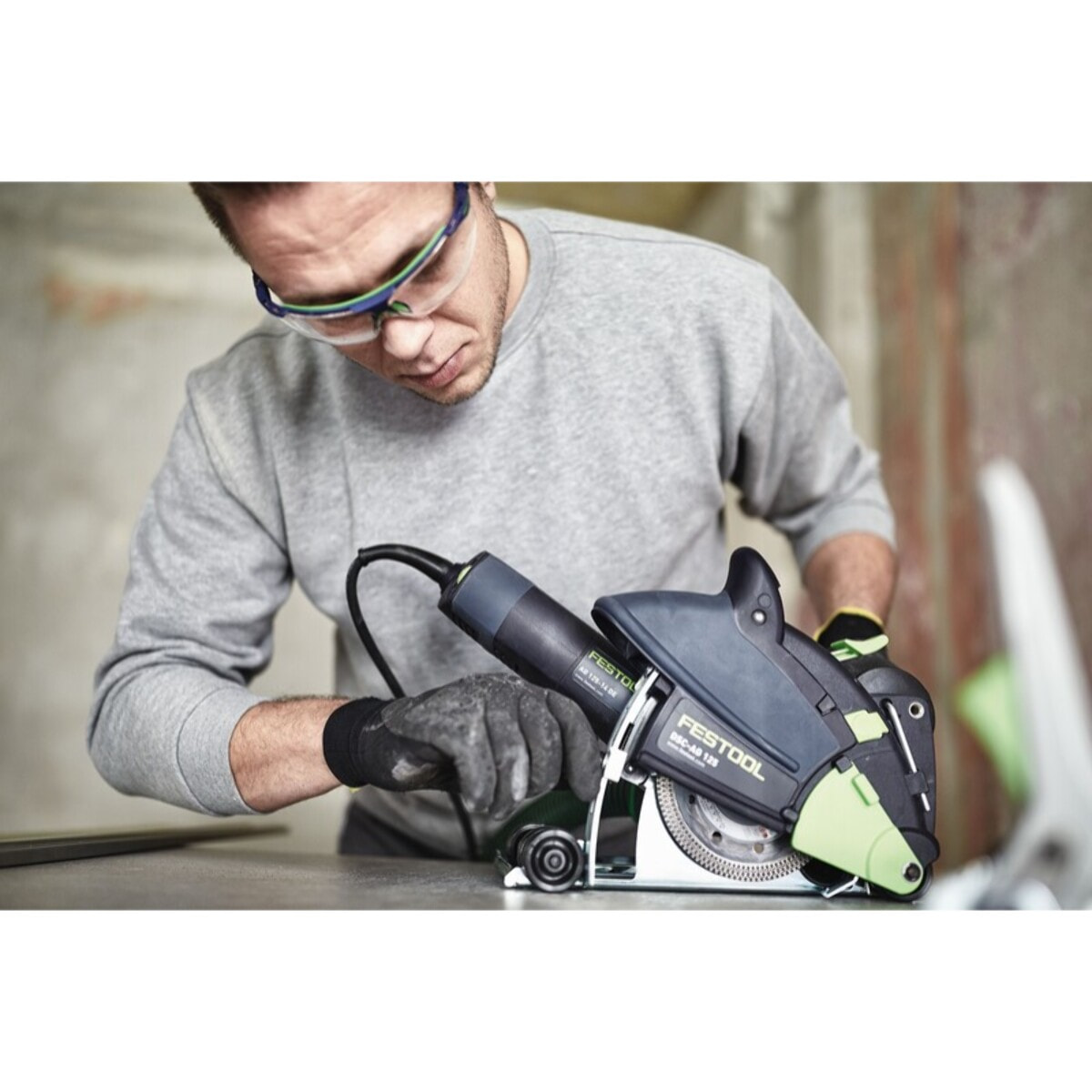 Système de tronçonnage diamant DSC-AG 125-Plus - FESTOOL - avec SYSTAINER - 578438