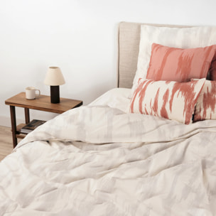 Housse de couette en popeline 80 fils Mahón Gris