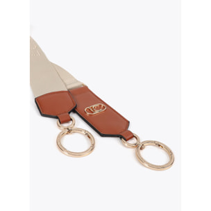 Tracolla in metallo con logo