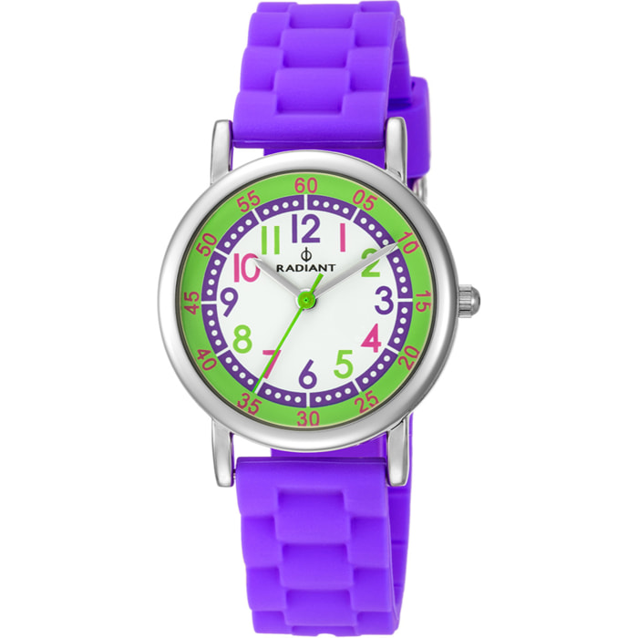 Reloj Radiant RA466607 Infantil Analogico Cuarzo con Correa de Silicona