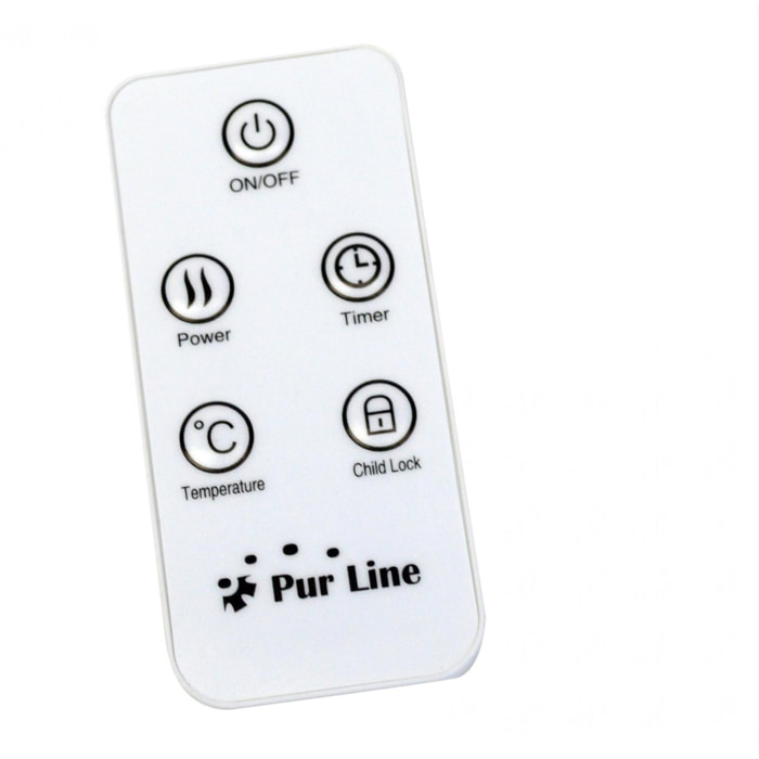 Purline - Porte-serviettes électrique 2000W avec minuterie