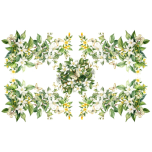 Tovaglia Stampa Digitale 100% Cotone Disegno Jasmin