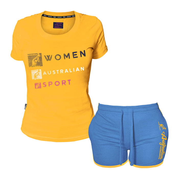 Completo Homewear Donna Corto AUSTRALIAN Cotone
