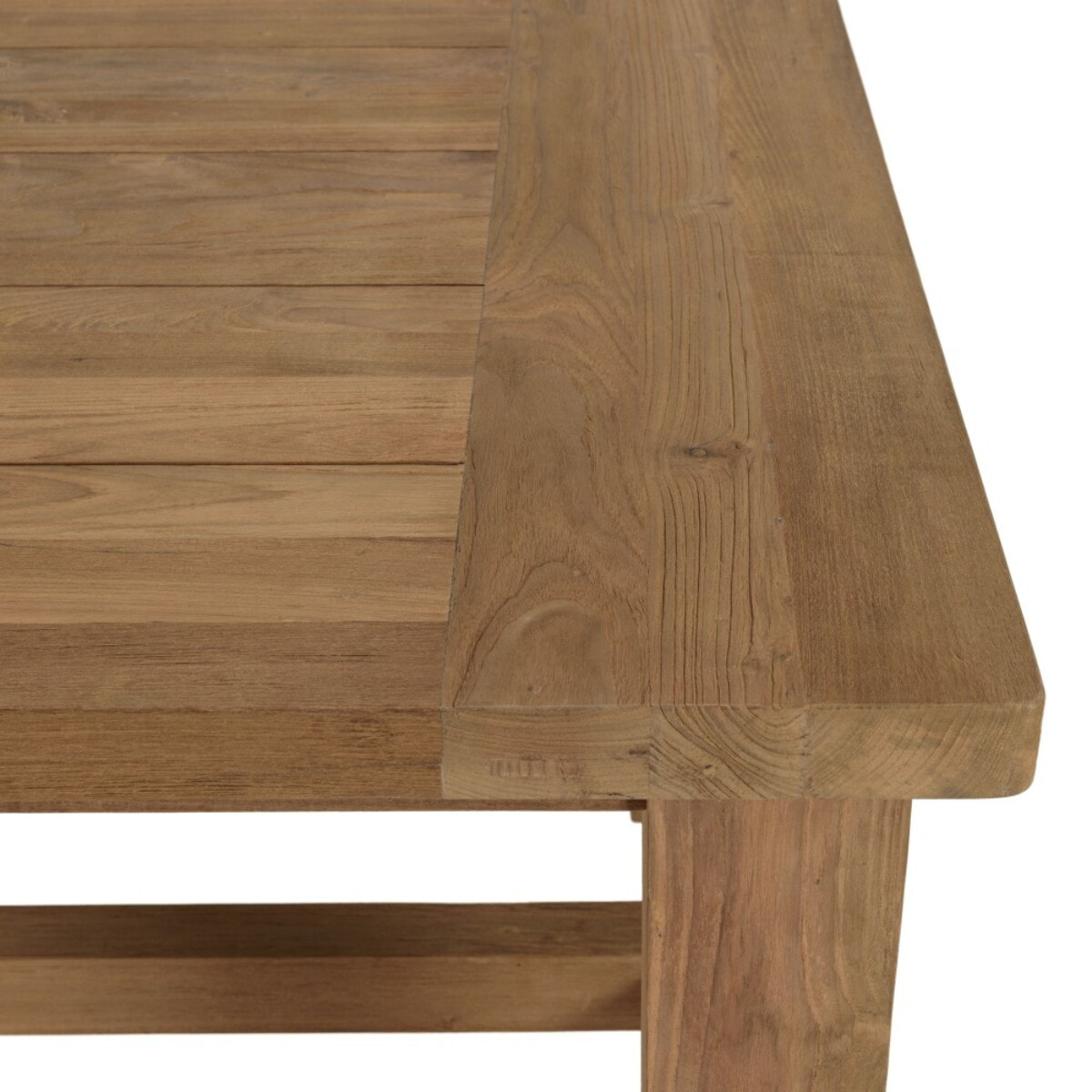 VALERIA - Ensemble de jardin avec table en bois de teck recyclé rotin 6 pers.