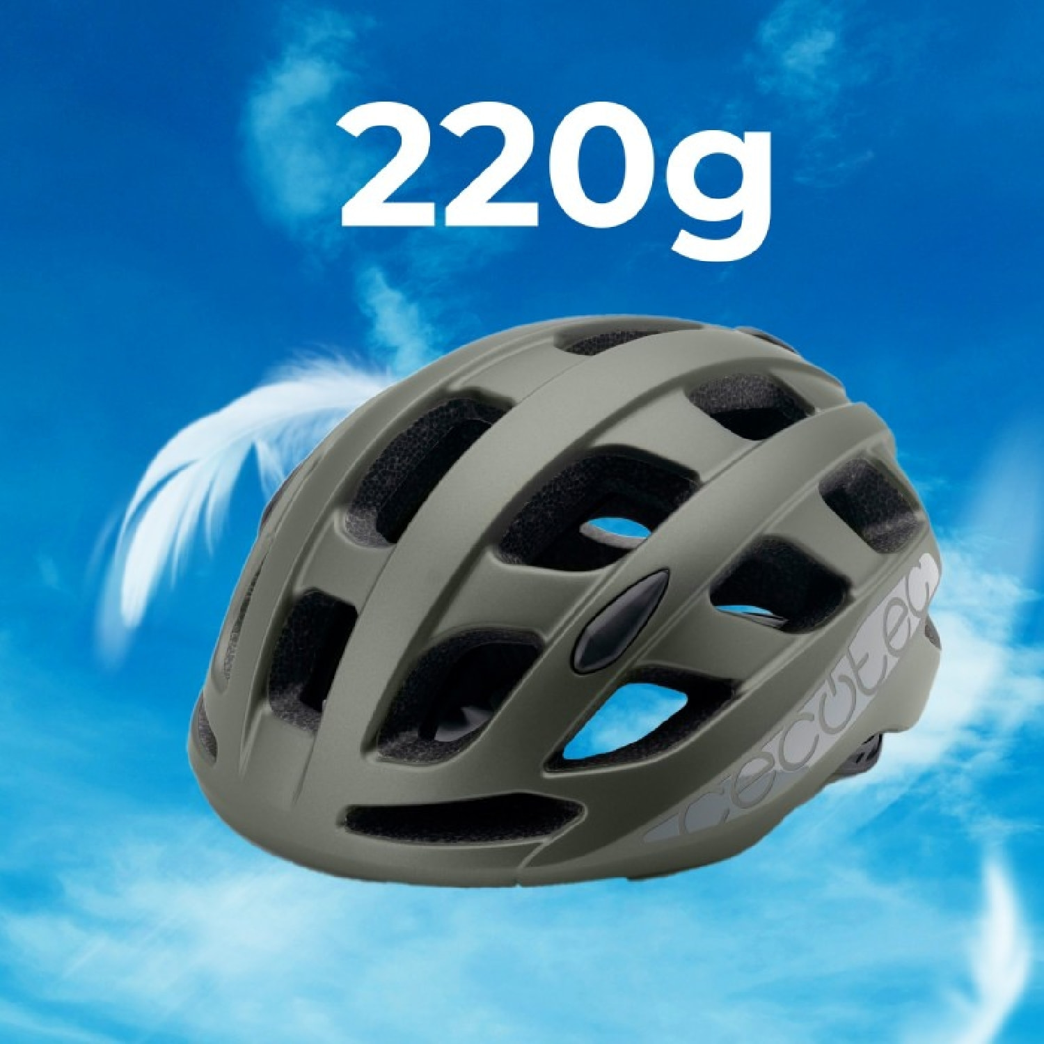 Cecotec Casque BrainGuard Sprinter Green L-XL