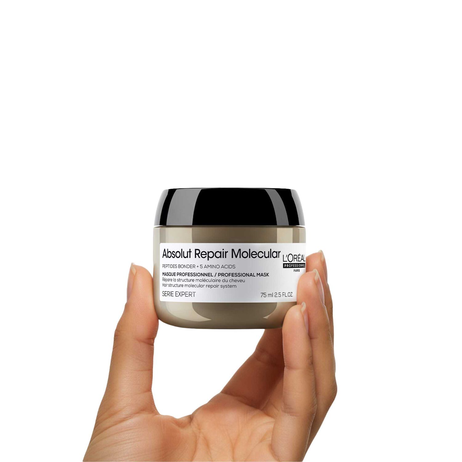 Absolut Repair Molecular - Masque à Rincer pour Tous Types de Cheveux Abîmés. 75 ml