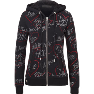 PHILIPP PLEIN hooded jacket "tell me"