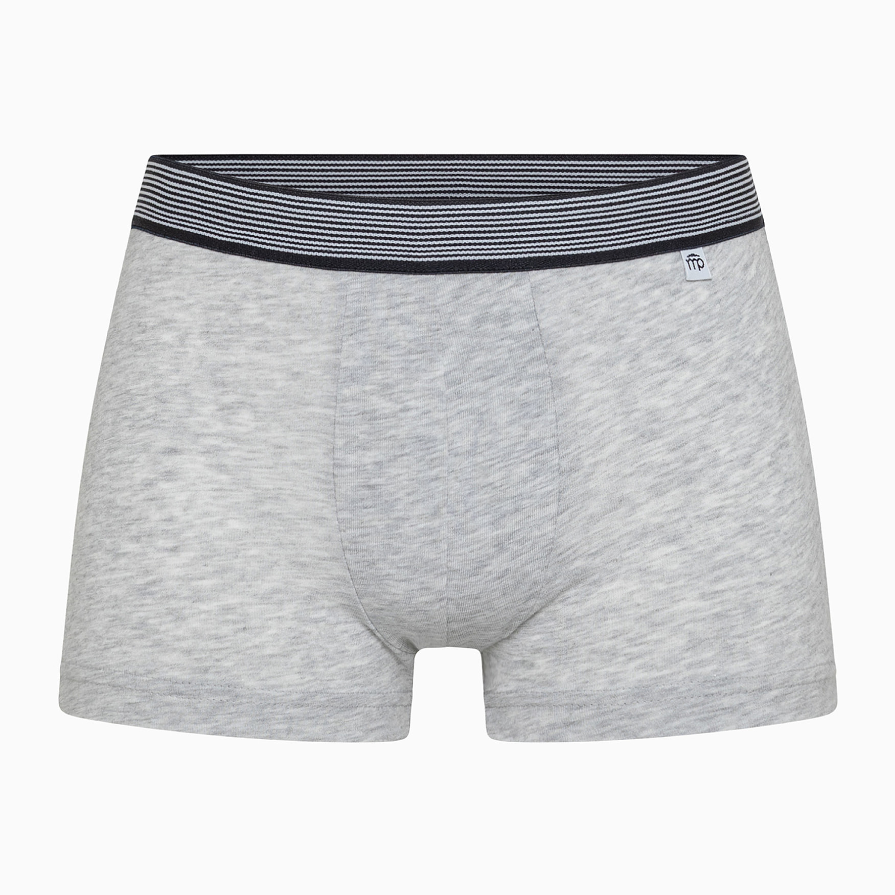 Boxer bimbo in cotone organico con elastico a righe