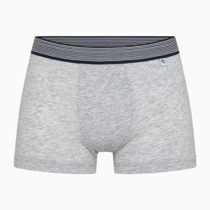 Boxer bimbo in cotone organico con elastico a righe