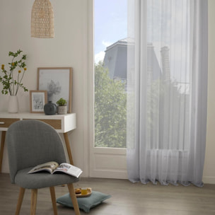 Voilage "Moly" gris 135x240cm